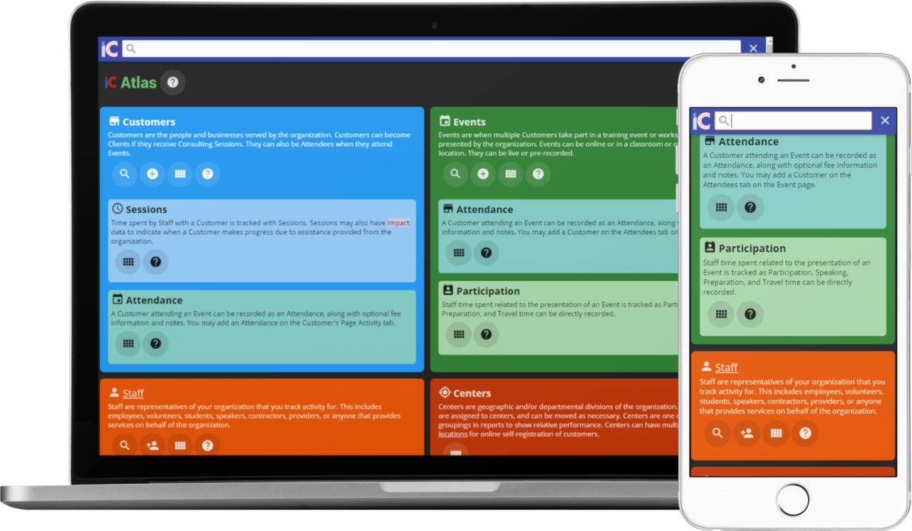 IC Atlas on macbook and iphone