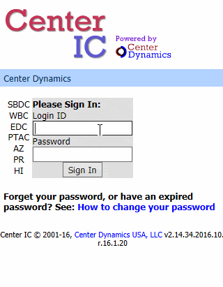 Animation showing steps to change password